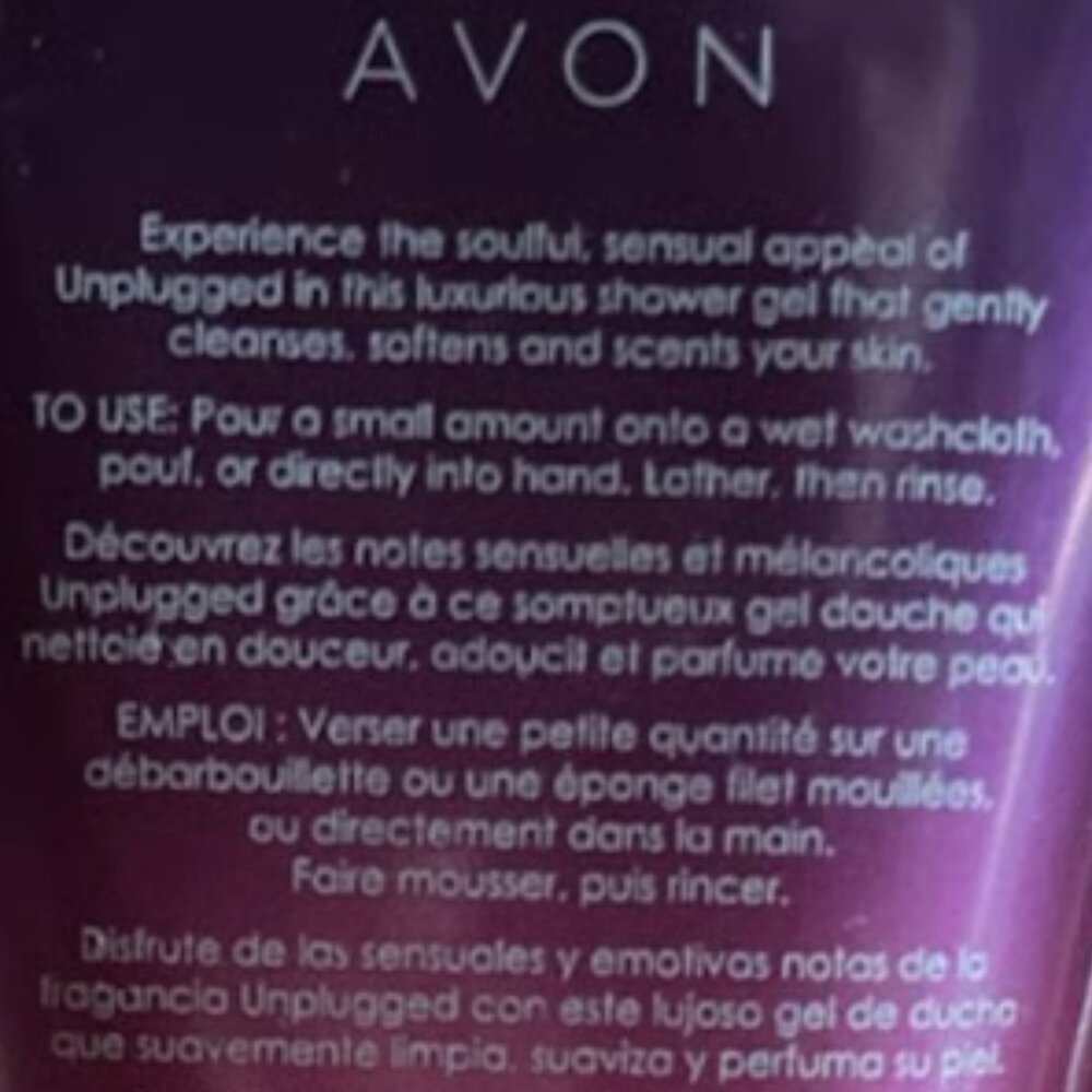 NEW Lot of 2x [Avon] Unplugged by Bon Jovi Shower Gel Bath Body Wash, 6.7 oz ea - Picture 6 of 7